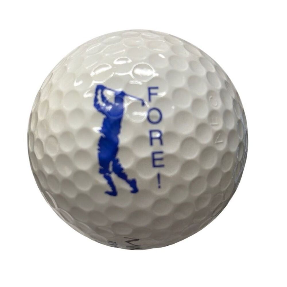 Fore! Logo Maxfli Revolution Solid Golf Ball